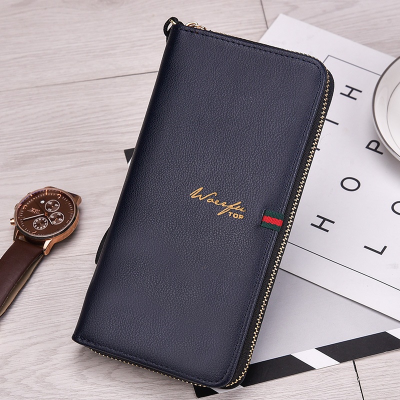 Men's Small Handbags Men's Wallets Clutch Bags Stall Wallets Mixed Batch Zipper Korean Style Casual Men's Large Capacity