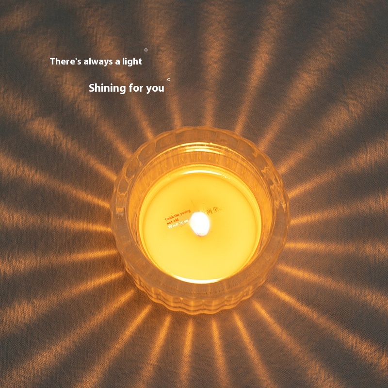 Candle Holder Aromatherapy Candle Vessel Valentine's Day Birthday Festival Proposal Atmosphere Layout Glass