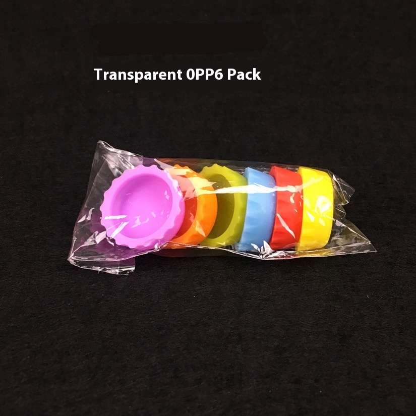 Hot-selling Beer Bottle Sealed Wine Bottle Cap6 Color Sealing Cap Creative Wine Bottle Leak-proof Cap Red Wine Anti-overflow Bottle Cap