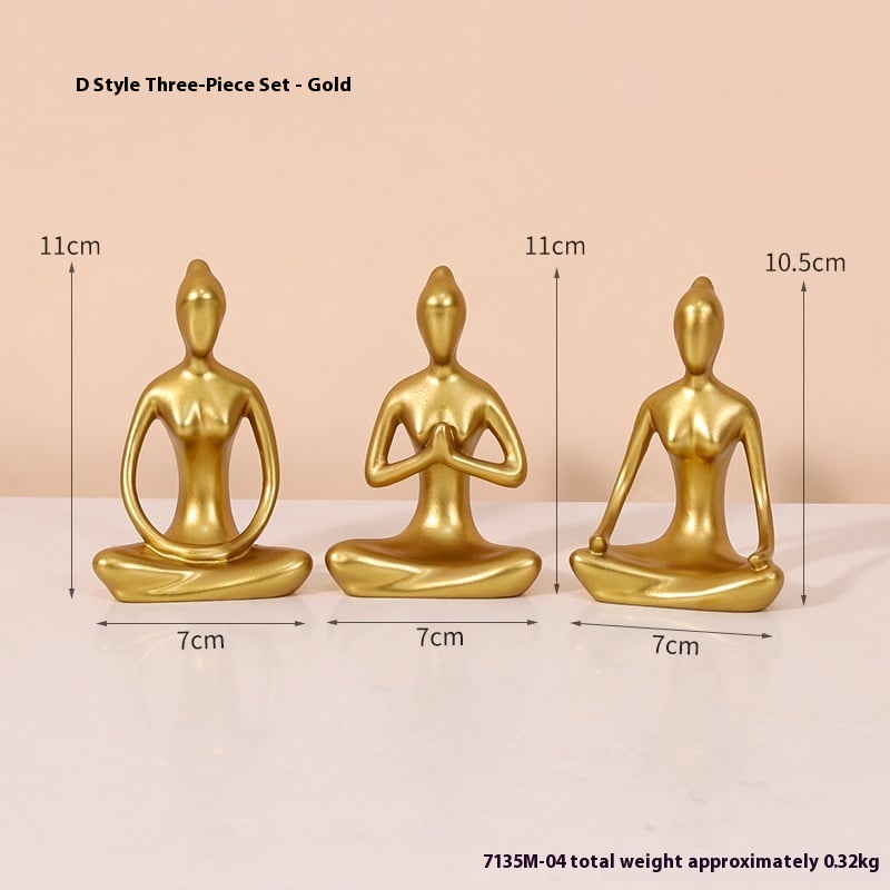 Modern Thinker Abstract Figure Ornaments Home Entrance Living Room Study Desk Decoration Reader Resin Ornaments