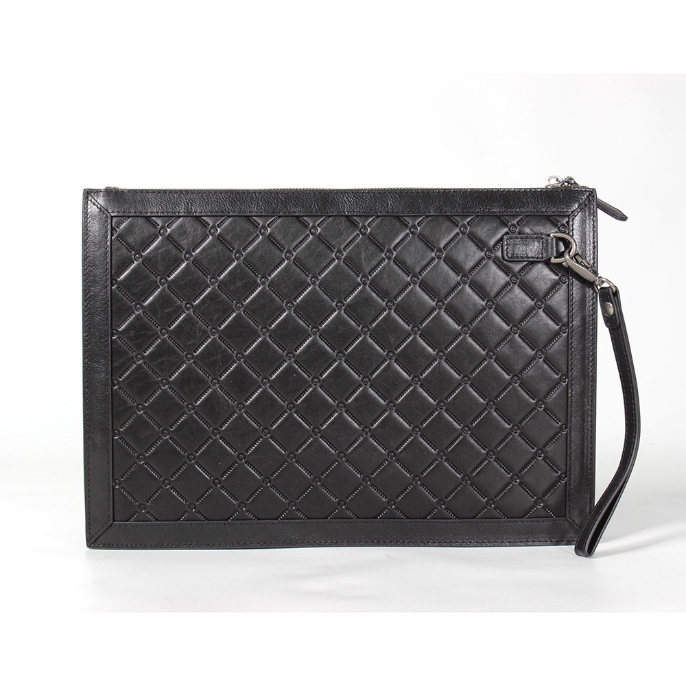 Genuine Leather Envelope Bag Men's First Layer Cowhide Clutch Bag Large Capacity European And American Fashion Horizontal Wallet Boutique