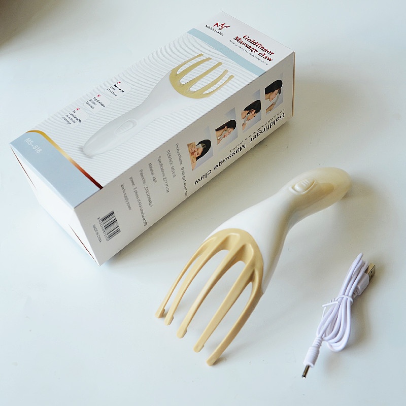 Gold Finger Five-claw Massager Multifunctional Usb Massager Relieve Fatigue Head Mini Massager