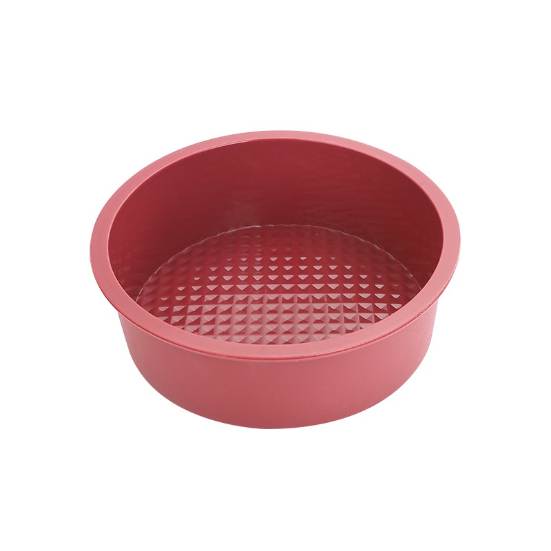 Silicone Cake Mold Red5-inch Round Cake Mold Kitchen Household Handmade Baking Special Mold