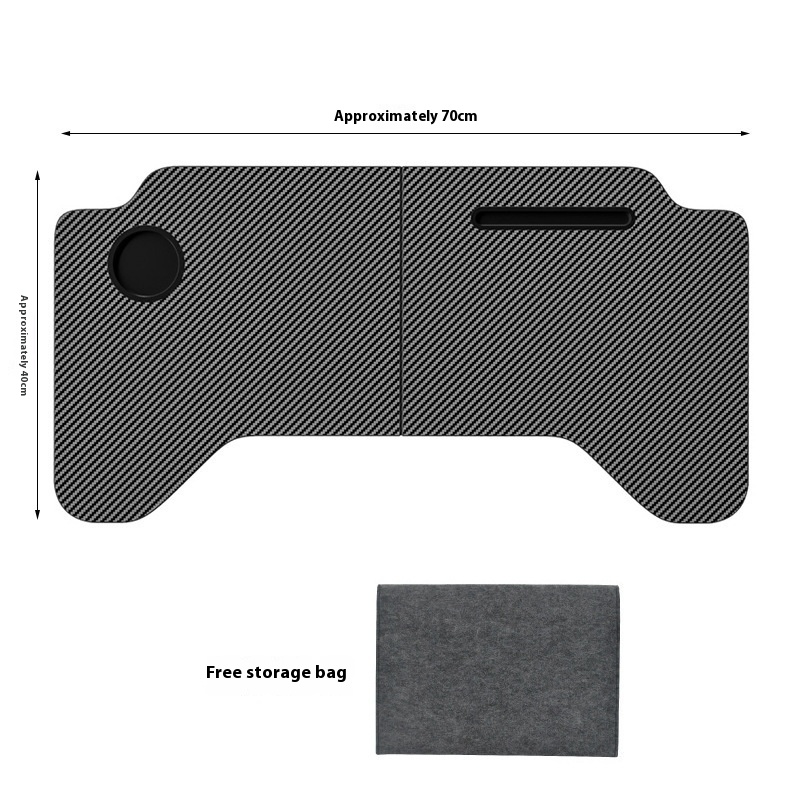 Car Small Table Suitable For Tesla Model3/YFront Row Folding Dining Table Computer Desk For In-car Dining