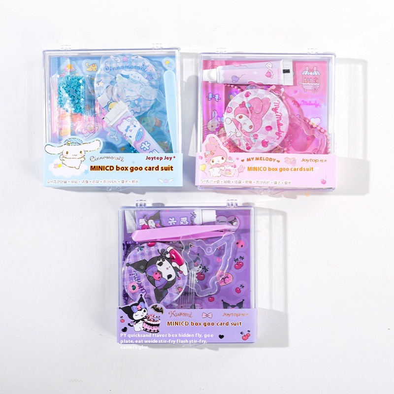 Joytop Sanrio Guka Sticker Set With DIYKulomi Guka CDBox Tweezers Full Set