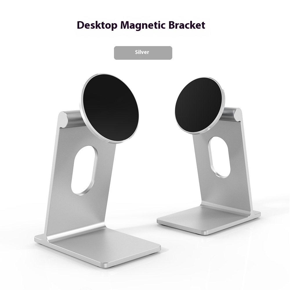 R-JUSTIs Suitable For Apple Magsafe Desktop Magnetic Bracket Iphone14 Aluminum Alloy Magnetic Mobile Phone Bracket