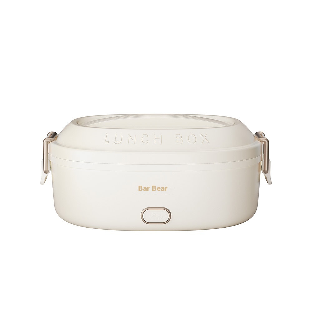 Bear DFH-D10 Y1 Heated Lunch Box1 LElectric Lunch Box Without Water Filling Portable Hot Rice Soft Sound Constant Temperature Heating