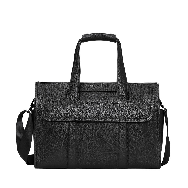 Men's Bag Genuine Leather Men's Handbag Top Layer Cowhide Computer Bag15.6 Inch Business Large Capacity Briefcase Bag