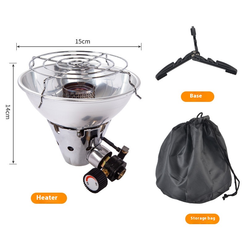 Upgraded Camping Heating Stove Mini Electronic Ignition Autumn And Winter Fishing Tent Heater Gas Gas Small Sun