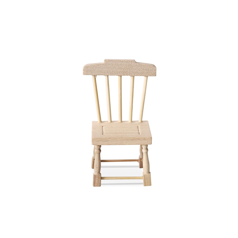 1:12 Doll House Accessories Miniature Model Toys Ob11 Home Creative Ornaments Simulation Mini Blank Chair M118