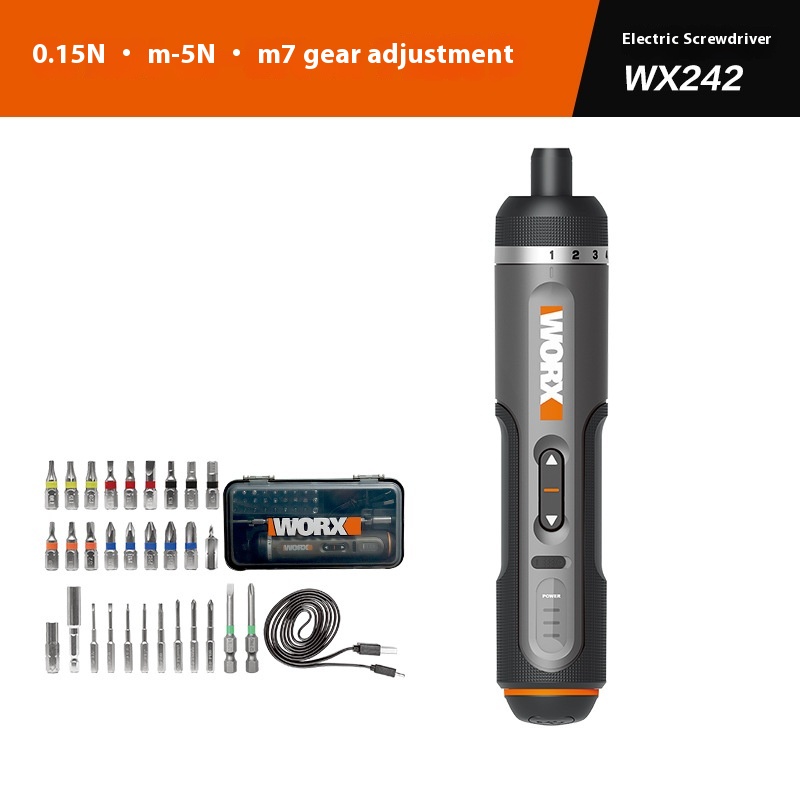 Wicker Wx242 Electric Screw Small Mini Rechargeable Automatic Screwdriver Multi-function Electric Batch Tool