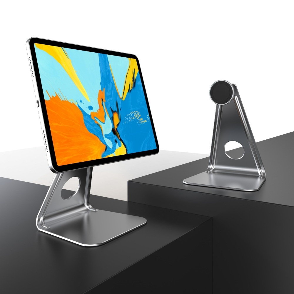 L-shaped Desktop Office Tablet Stand Rotatable And Adjustable Aluminum Alloy Suitable For Ipad Magnetic Stand
