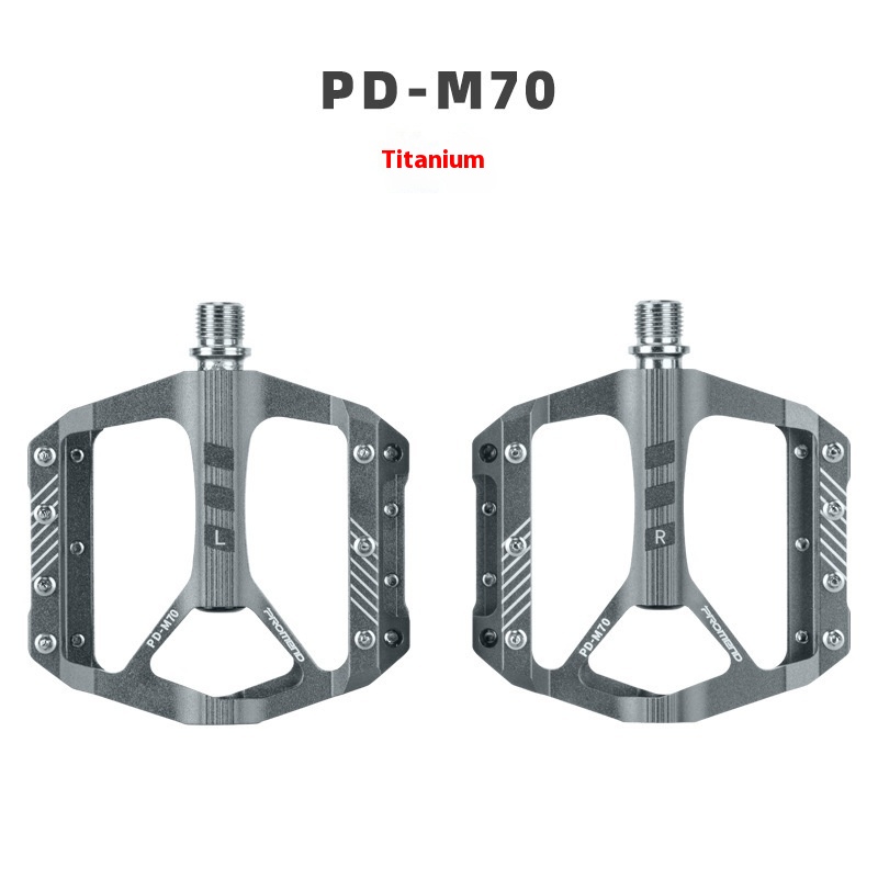 PROMENDBicycle Pedal Bearing Aluminum Alloy Bicycle Pedal Large Tread Non-slip Pedal Bicycle Accessories