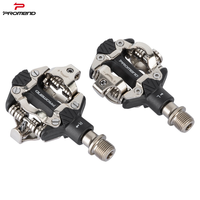 PROMENDNylon Bicycle Pedal SPDSystem Bearing Bearing Mountain Bike Lock Pedal With Lock Plate Bicycle Pedal