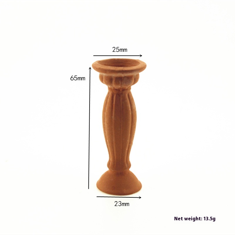 52 DOLLHOUSEMiniature Food Play Scene Model Dollhouse Accessories Mini Ceramic Vase C5051 B