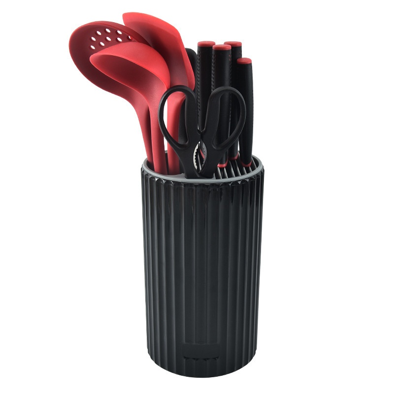 Of10-piece Kitchen Knife Set Silicone Kitchen Shovel Spoon Kitchen Stainless Steel Knife Set