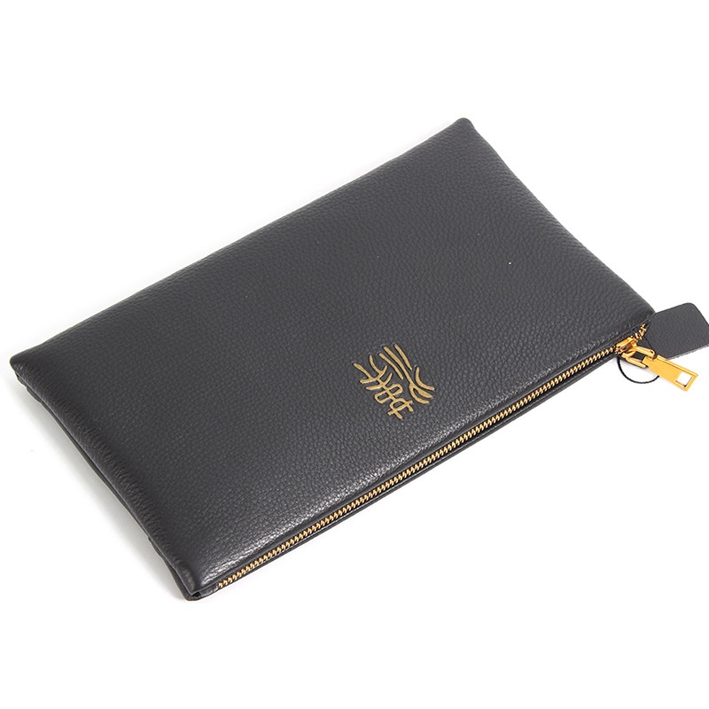 Genuine Leather Men's Handbag Casual Envelope Bag Fashion Large Wallet Street First Layer Cowhide Bag