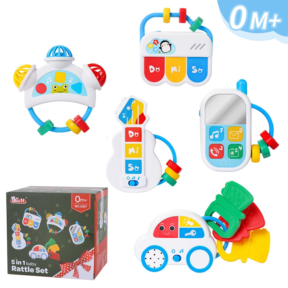 Baby Musicaltruments Rattle Car Key Remote Control Toys Music Touch Button Early Education Piano Toys