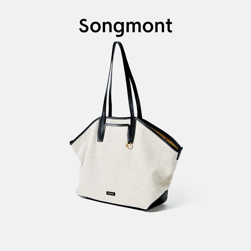 Songmont Shanyou Pine Holiday Series Yak Velvet Hamma Tote Bag Large Capacity Commuter Shoulder Underarm Bag