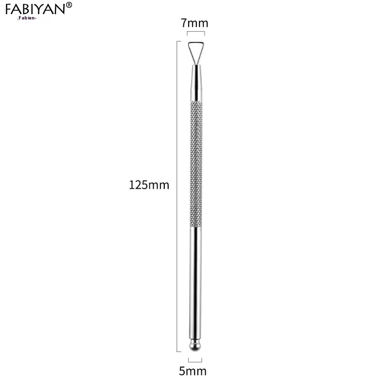 Nail Art Nail Remover Stainless Steel Double Head Nail Remover Set Steel Nail Remover Dead Skin Remover Nail Art Tool