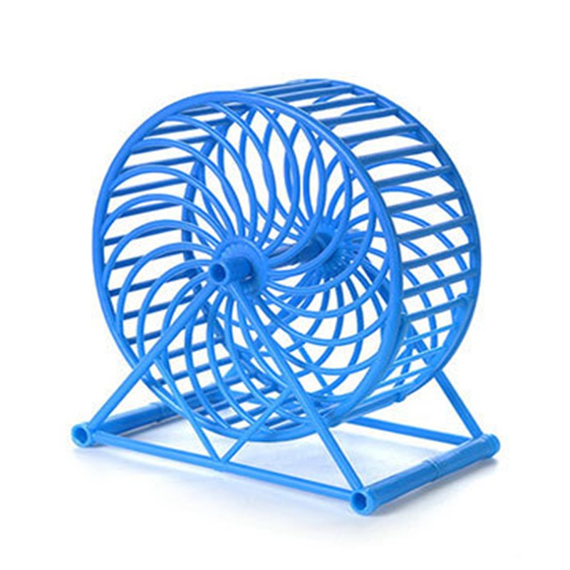 Colorful Plastic Stall Cage Squirrel Mouse Cage Treadmill Training Stall Wheel Hamster Wheel Cage Toy