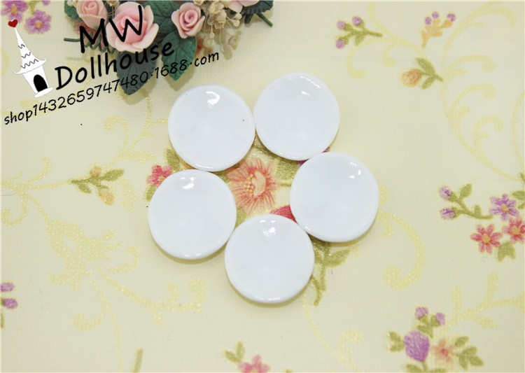 52 DOLLHOUSEMiniature Food And Play Scene Model Doll House Accessories Mini16mm Ceramic Cup Holder Saucer C3008