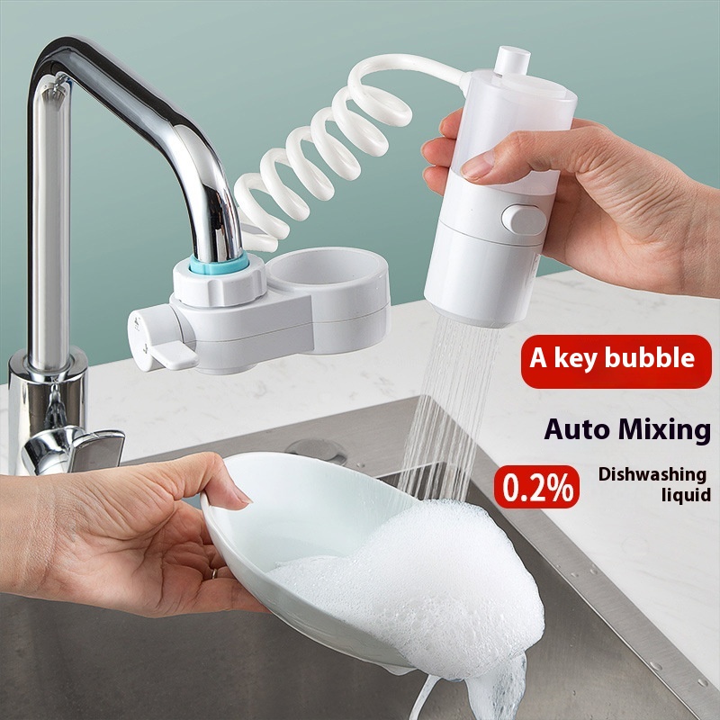 Kitchen Faucet Bubbler Splash Head Nozzle Universal Outlet Wash Basin Telescopic Adapter For Toilet