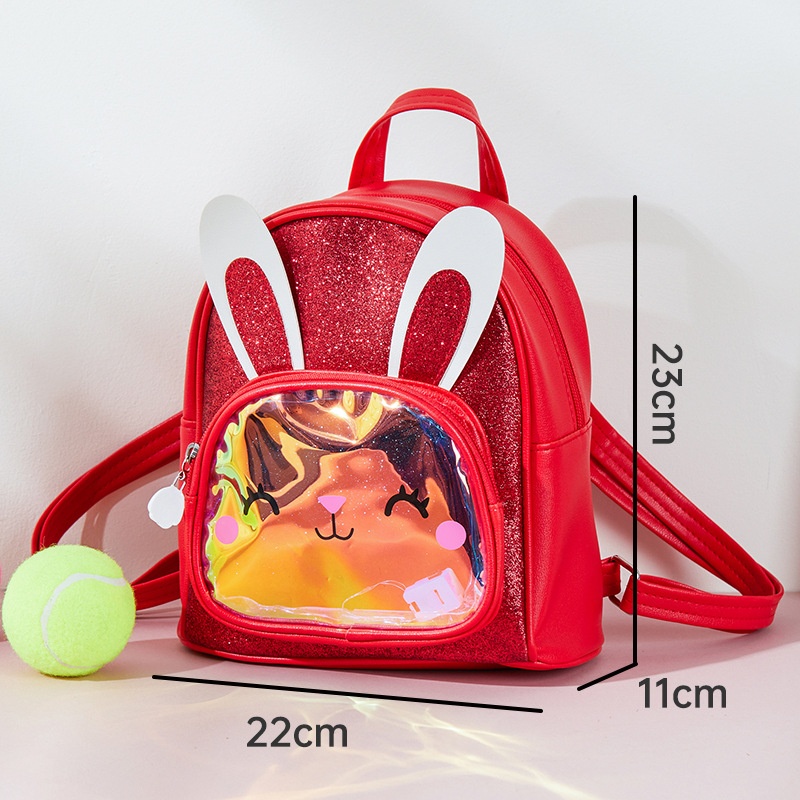 Children's Backpack Leisure Travel Cartoon Cute Girl Backpack LEDFlashing Light Kindergarten Schoolbag