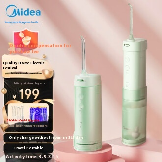 Midea Dental Rer Portable Dental Flosser Electric Dental Cleaning Device M C- B L0102