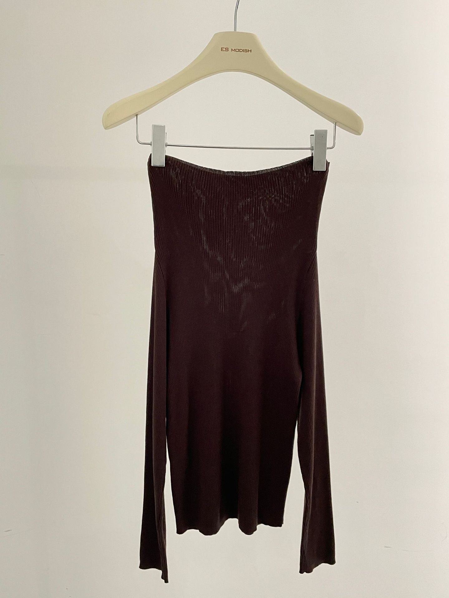 French One Shoulder Tencel Knit Sweater Women's Off Shoulder Slim Fit Outerwear Tops For Girls