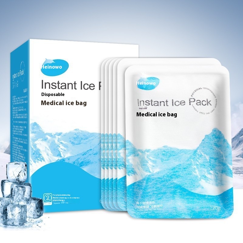 Haishi Hainuo Medical Ice Pack Disposable Portable Antipyretic Cooling Quick Cooling Non-woven Cold Compress Gel Ice Pack