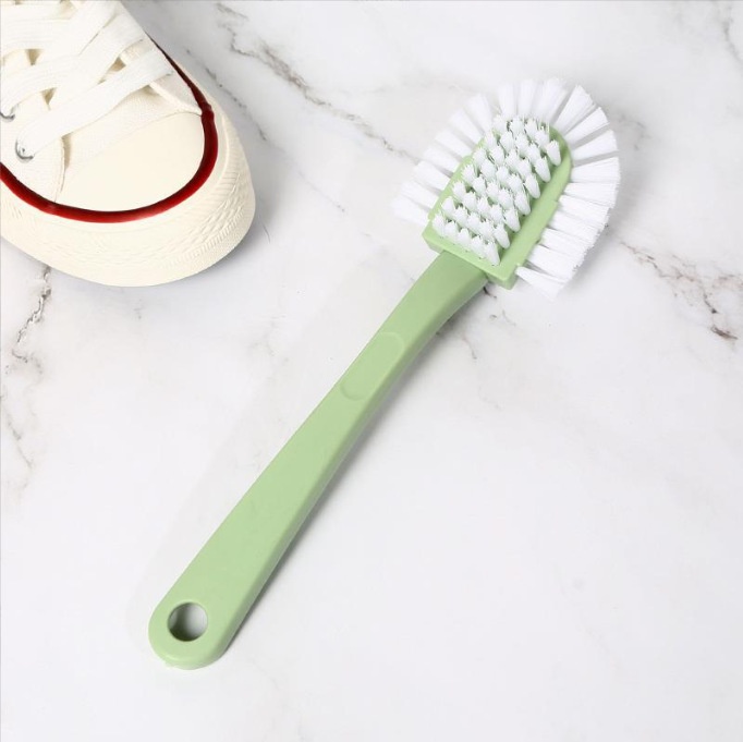Five-sided Long Handle Household Soft Shoe Brush Household Multi-functional Shoe Brush With Hanging Hole Durable Soft Shoe Brush