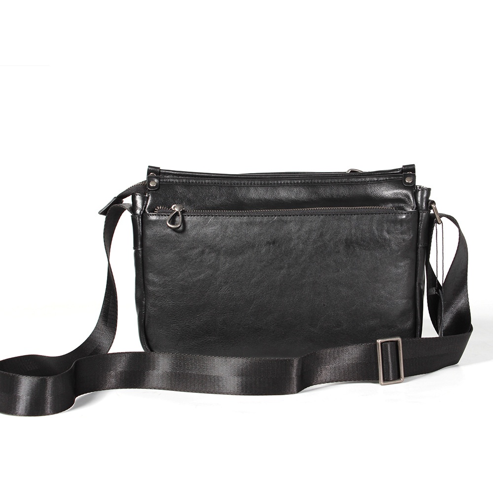 Men's Bags Genuine Leather Shoulder Bag First Layer Cowhide Men's Bag Large Capacity Business Travel Backpack Messenger Bag Men