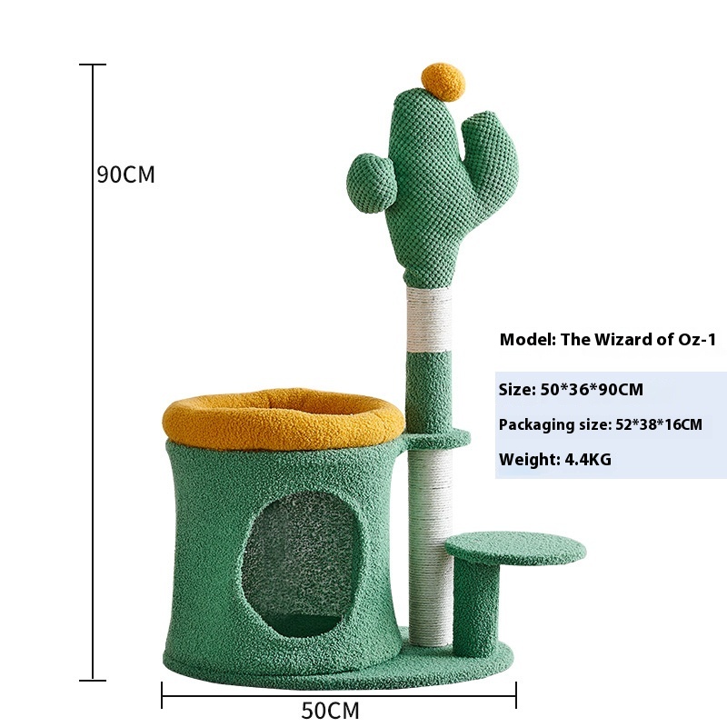 Dropshipping Foreign Trade Cactus Cat Climbing Frame Cat Nest Cat Tree Cat Shelf Integrated Cat Toy