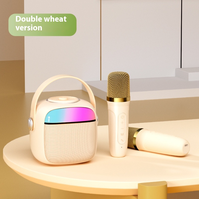 Portable Microphone And Speaker Integrated Machine For Singing Karaoke Wireless Bluetooth Portable Speaker