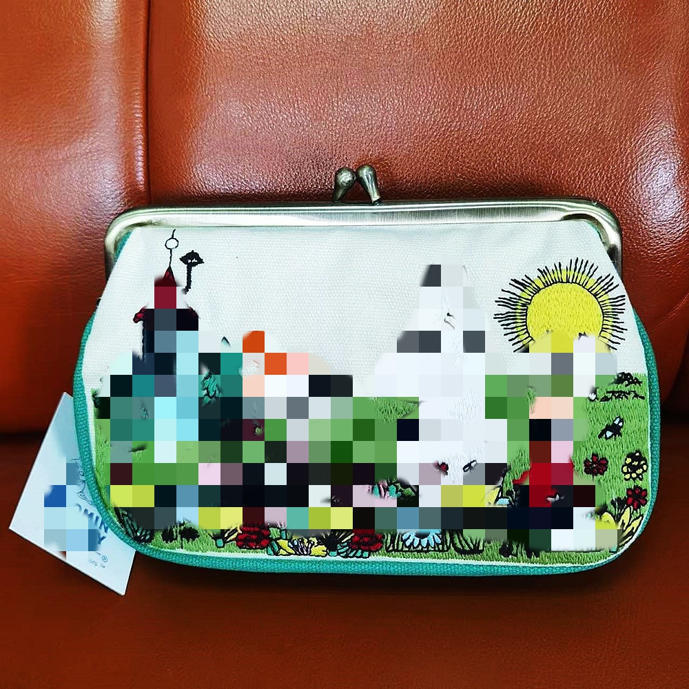 Supplies Japanese Cartoon Gold Bag, Tinplate Hinged Bag, Canvas Portable Handbag, Mini Coin Purse