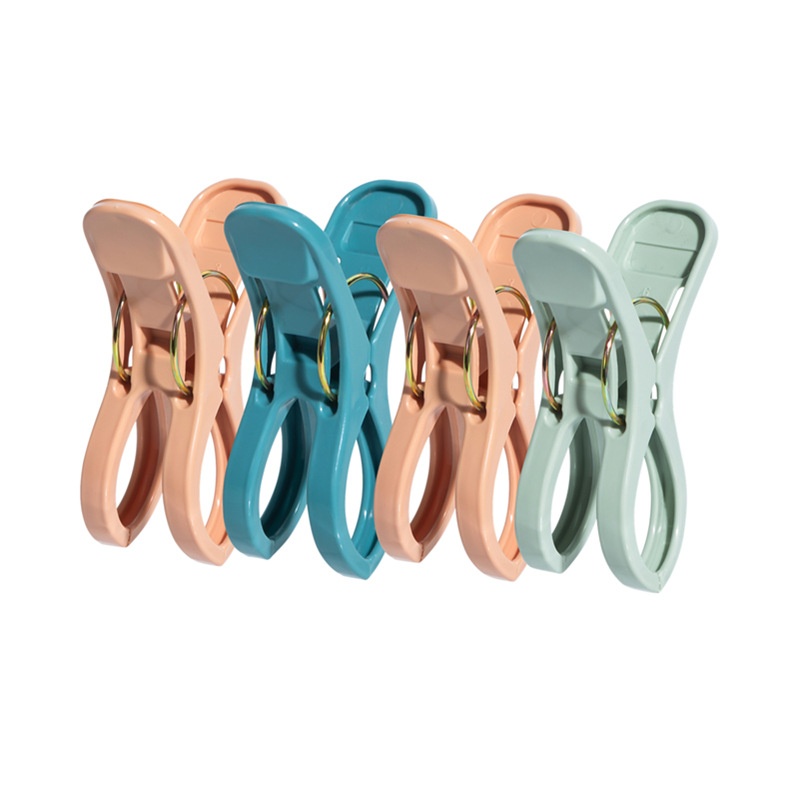 Large Grabbing Clip Sun Drying Doll Windproof Clothes Clip Bed Sheet Clip Clothes Clip Socks Underwear Plastic Drying Strong Double Tooth Clip