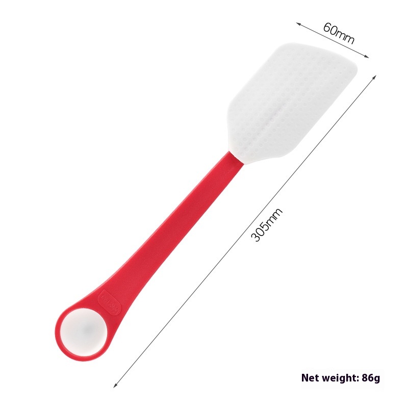 Kitchen Baking Tools Dual-purpose Spatula Silicone Scraper Integrated Double-headed Butter Scraper