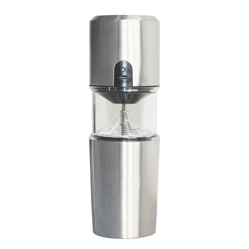 Coffee Grinder Touch Type Household Grain Grinder Portable Electric Coffee Machine Stainless Steel Coffee Grinder