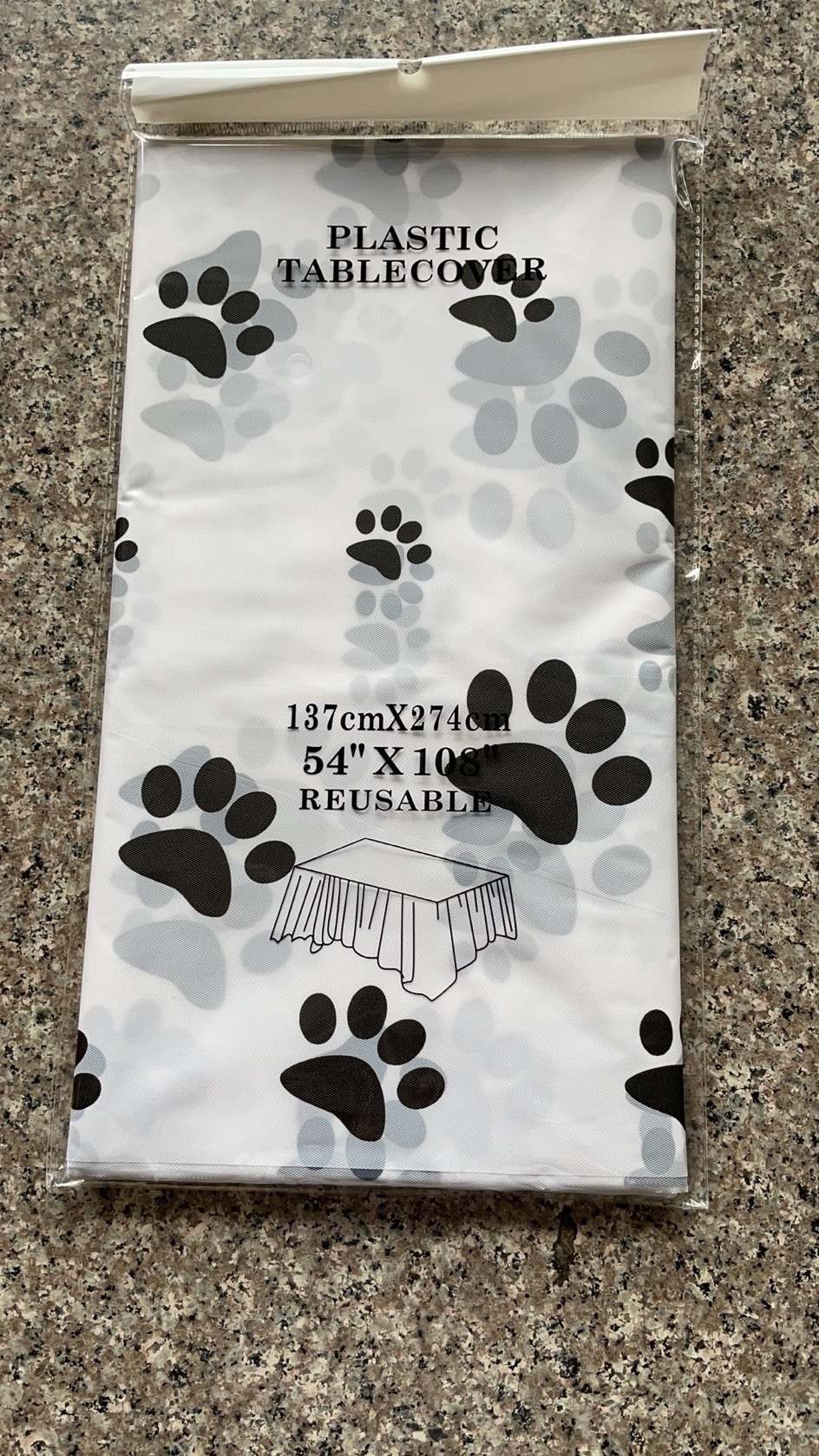 Supplies Tablecloth Waterproof And Oil-proof P E V A Tablecloth Square Small Footprint Birthday Party Tablecloth