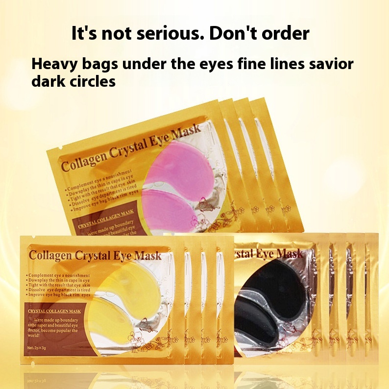 Collagen Crystal Eye Mask O E M Processing O E M Custom Gold Eye Mask Patch To Reduce Fine Lines And Dark Circles