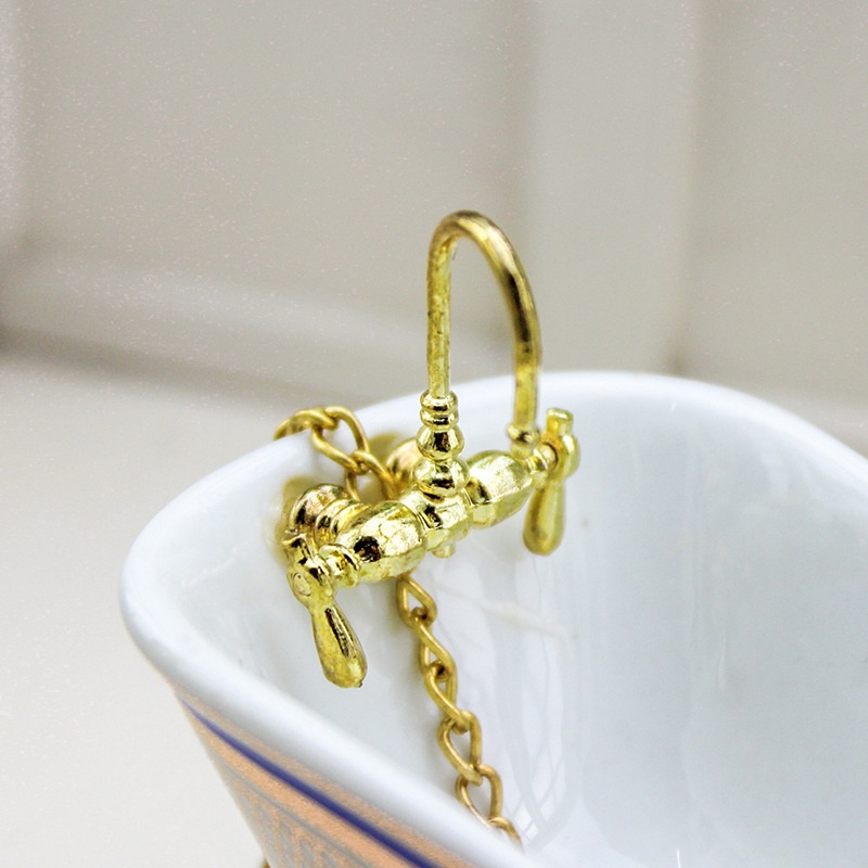 Miniature Food Toy1:12 Small Cloth Doll House Accessories Scene Toy Model Mini Bathtub Faucet B212