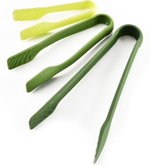 Stackable Three-in-one Food Clip Plastic Three-piece Set6-inch8-inch10-inch Salad Clip Food Clip Buffet Clip