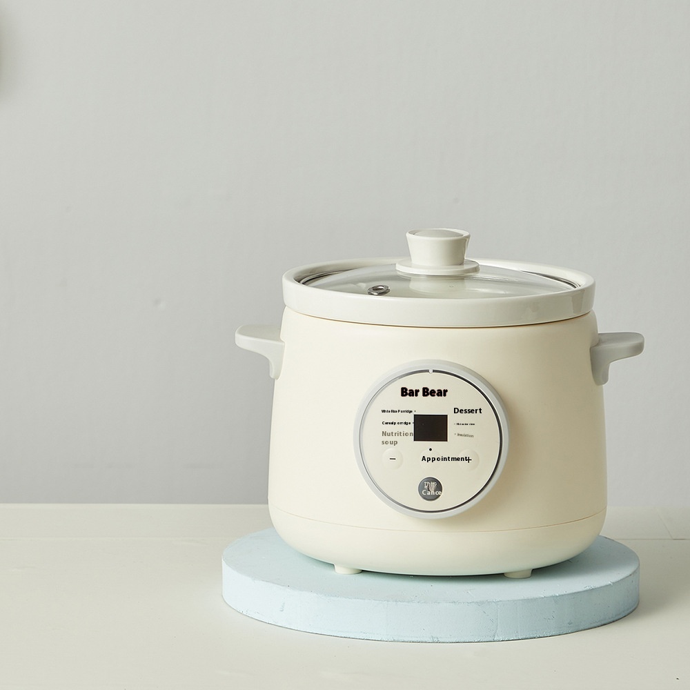 Bear DDG-E15 K2 Electric Stew Pot,Electric Stew Pot,Baby Food Supplement Pot,Porridge Pot,Purple Casserole,Bird's Nest