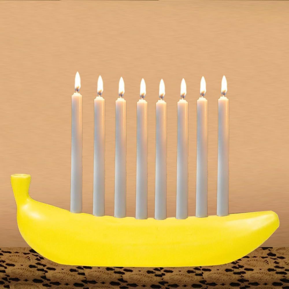 Creative And Quirky Banana Candle Holder-Banana-Themed Decorative Candlestick